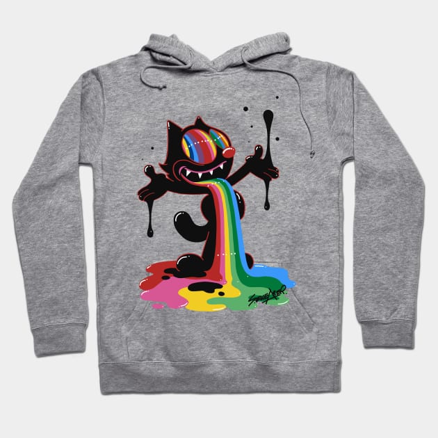 Trippy Felix the Cat Hoodie by ms_wearer